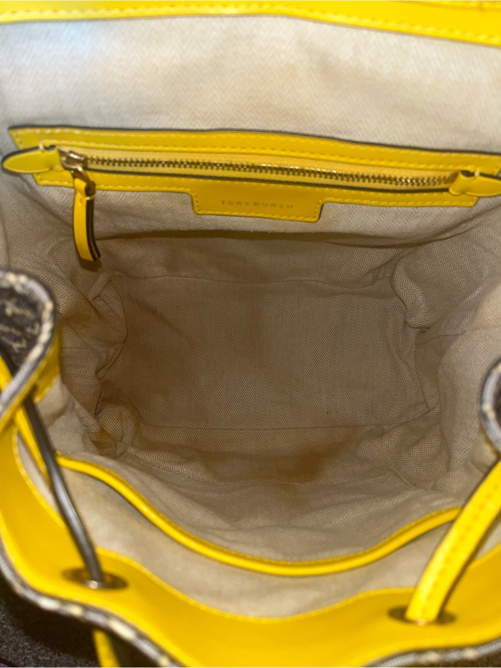 Extremely Rare High End Tory Burch Jessa Backpack w/Velvet Panels, Snake - Picture 7 of 12